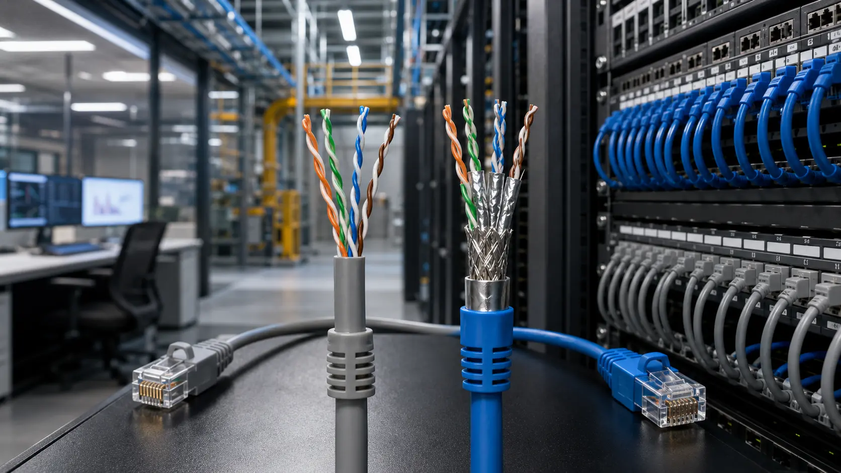 Skjermet Cat6a-kabel vs UTP: Hva skal du velge?