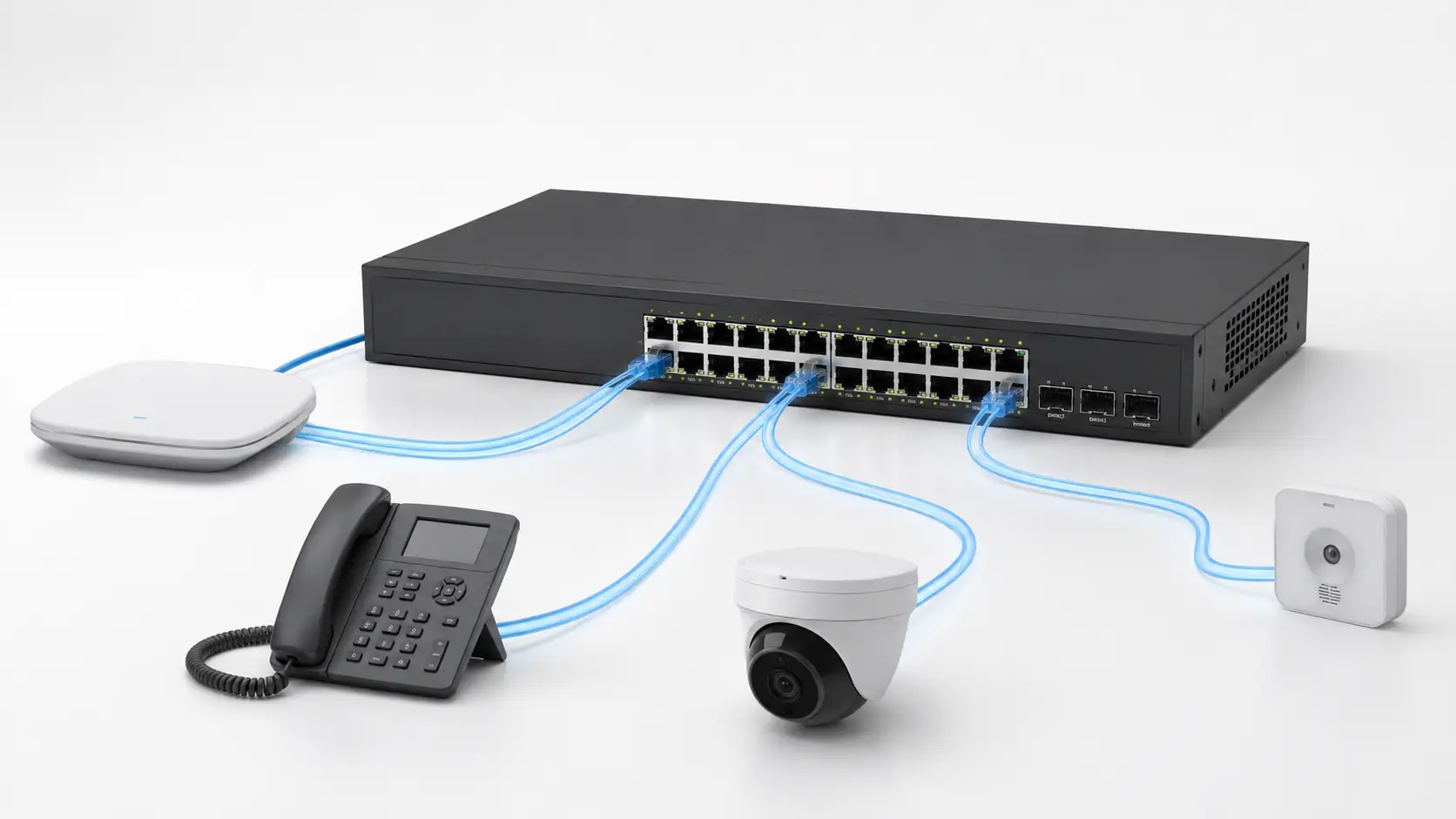 PoE-standarder forklart: 802.3af vs 802.3at vs 802.3bt