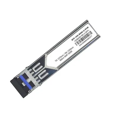 10GBASE-BX60-D SMF 1330nm-TX / 1270nm-RX 60km DOM LC WDM BiDi SFP + Transceivermodul Cisco SFP-10G-BX60D-I Kompatibel