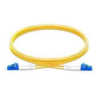 LC UPC til LC UPC Dupleks 3.0mm eller 2.0mm PVC- eller LSZH-jakke 9/125 Single Mode Fiber Patch-kabel
