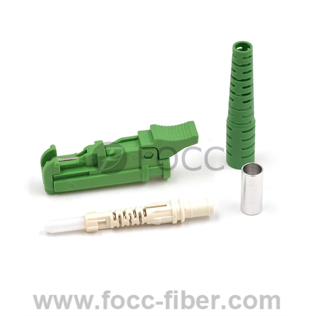 E2000 APC fiberoptisk kontakt