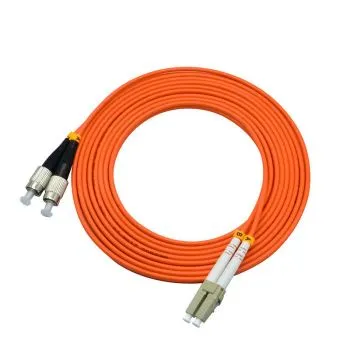 LC / FC 62.5 / 125 MM Duplex 2mm IEC Grade B Fiber Optic Patch Cord