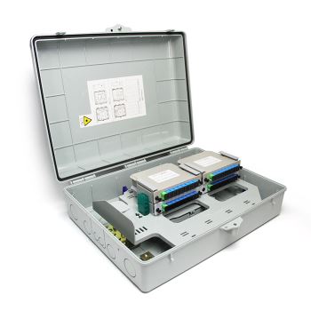 Passiv fiberoptisk signalstrømsplitter 1 * 4 1 * 8 1 * 16 1 * 32 1x64 Plc Splitter Fiberoptisk termineringsboks IP66